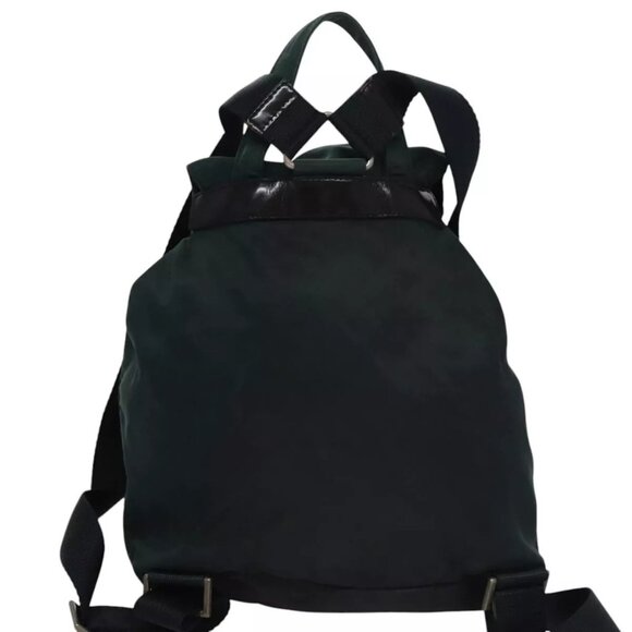 PRADA Backpack Nylon Green Auth 108311 - Picture 2 of 16
